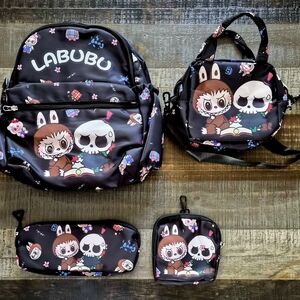 ~ EASTER BASKET ~ 4 pc Cartoon Monster Backpack Set ~ High Quality Super Cute